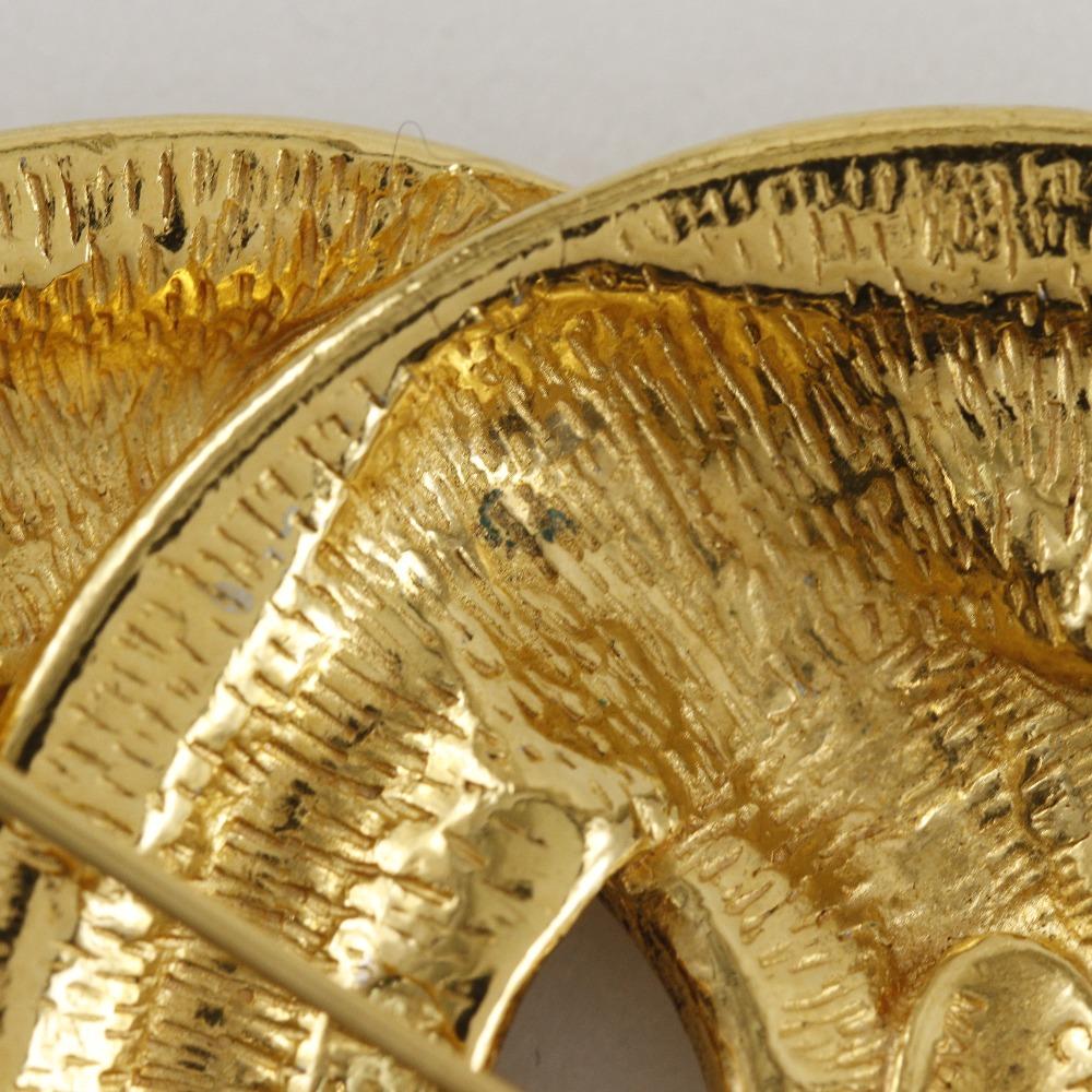 Chanel Matelasse COCO Markenzeichen Brosche vintage Vergoldet 38,3g Damen Gebraucht