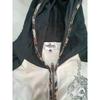 Used Karakuri Tamashii Japanese Pattern Phoenix Embroidery Zip-up Hoodie Black L