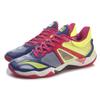 Li Ning Badminton Shoes Women's Low top Flower Blue/Purple AYAR006-1