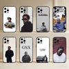 K.Dot-K-Kendrick L-Lamar Phone Case For iPhone17,16,15,14,13,12 Plus,Max Soft Silicone Black Cover