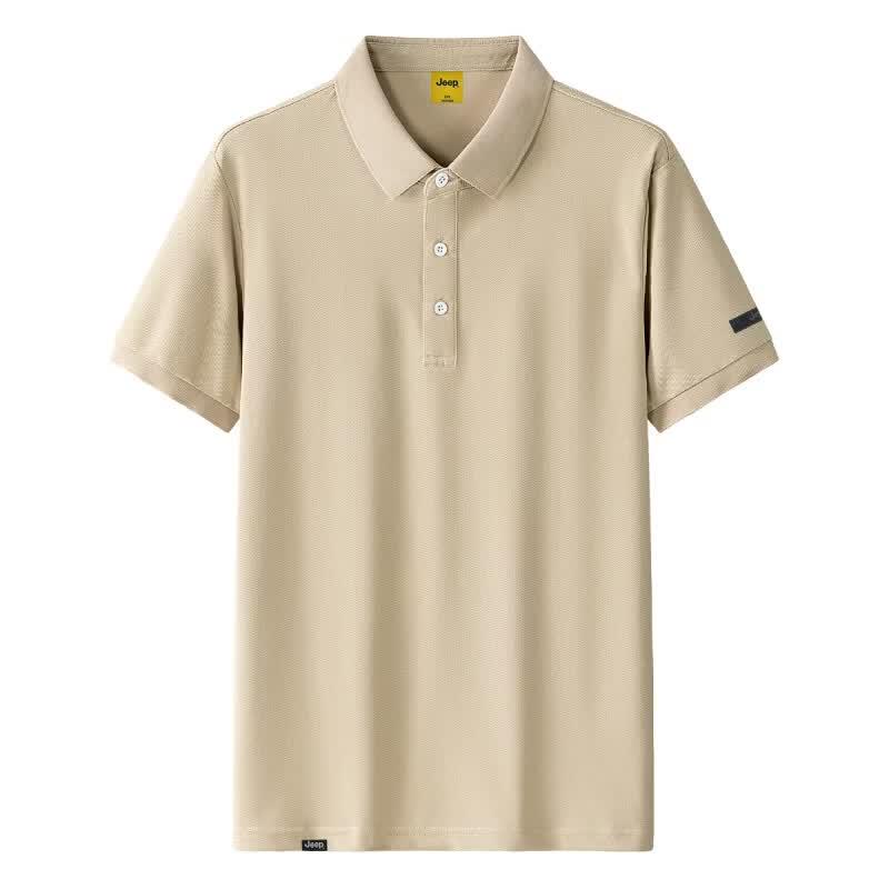 Jeep Men s Ice Silk Short Sleeve Polo Shirt P86DMKT422 M
