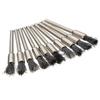10 Pcs Wheel Wire Pen Brush Steel Cup Brush Rotary Tool Polishing Set Accessories Kit for Cleaning Grinding Polished