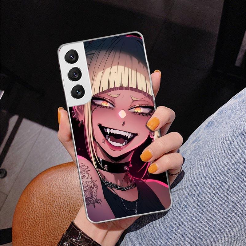Himiko Toga My Hero Fashion Phnoe Case for Samsung Galaxy S26 S25 Edge S23 S24 Ultra S22 Plus S21 S20 FE Unique Cover Soft Coque