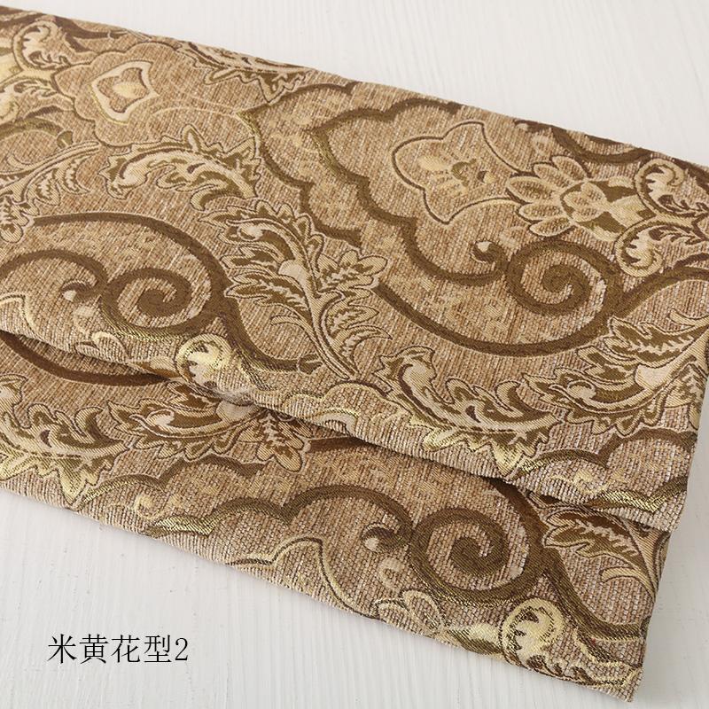 Jacquard Chenille Sofastoff Europäischer Stil Hohe Präzision für Polsterung Heimdekoration Gardinenbezüge Pro Meter