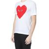 Comme des Garçons PLAY COMME Des GARCONS PLAY Red Emblem Small Eyes T-Shirt 'White' Men's AZ-T220-051-1
