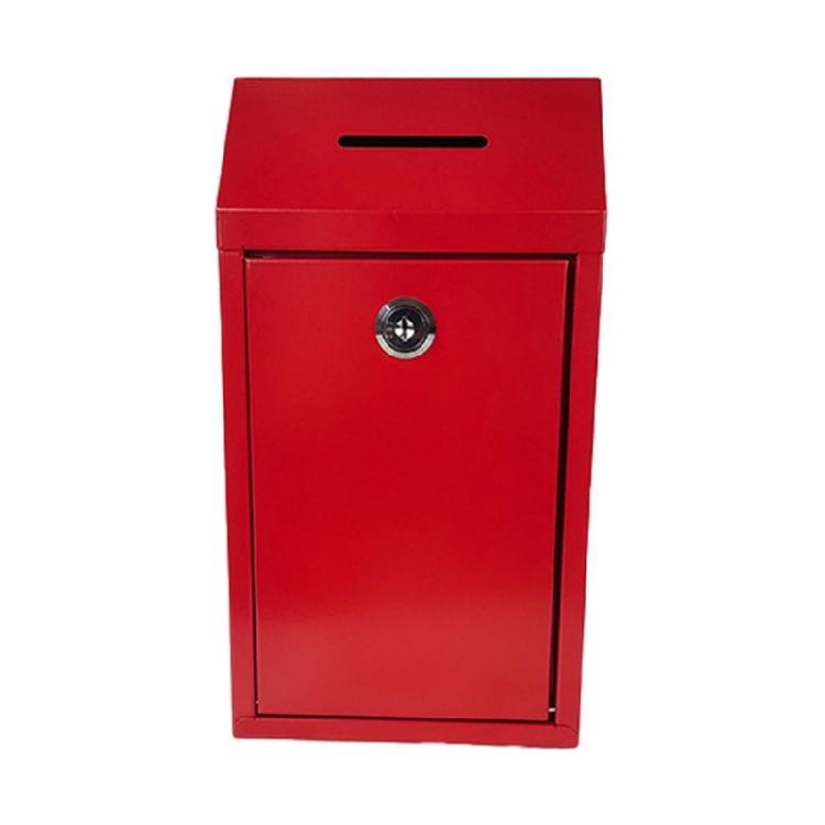 

Wall Mounted Mailbox Voting Front Door Gate Letter Box Catcher Key Drop Box Suitable for Indoor Outdoor Installation красный