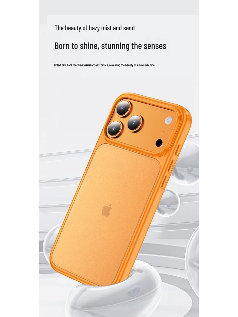 Apple iPhone 17 Pro Max Magnetiskt Transparent Airbag-skal - Fulltäckande Fallskydd
