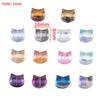 10 Stück 50 Stück Bunte Katzenkopf-förmige Acrylperlen Bunte lose Abstandshalterperlen für die Schmuckherstellung DIY Armband Halskette Zubehör