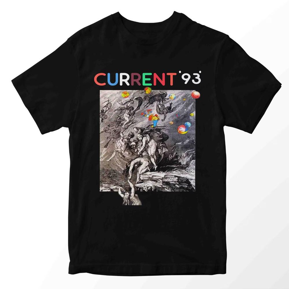 Current 93 Black T-Shirt Cotton Unisex S-2345XL Gift Unisex T-Shirt XXL