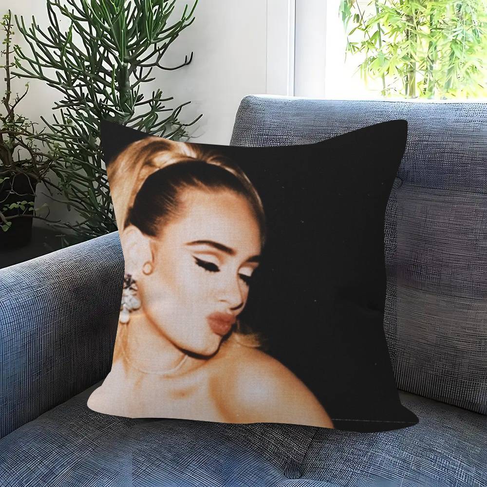 Singer Adele Black Personalized Pillow Dust Cover Bedroom Kids Party Decoration Pillowcase Birthday Children Gift