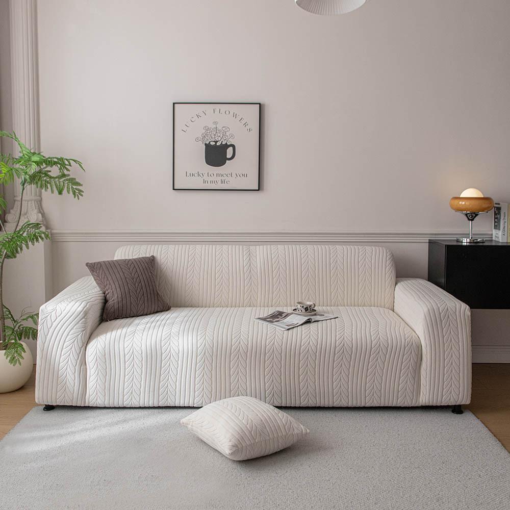 New Elastic Sofa Cover All Season Versatile All Purpose Cover  Dust Proof Cover Jacquard Velvet