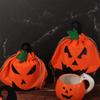 Portable Non-woven Bag Drawstring Candy Bag Pumpkin Buckets Party Favors Bag  Kids Costume