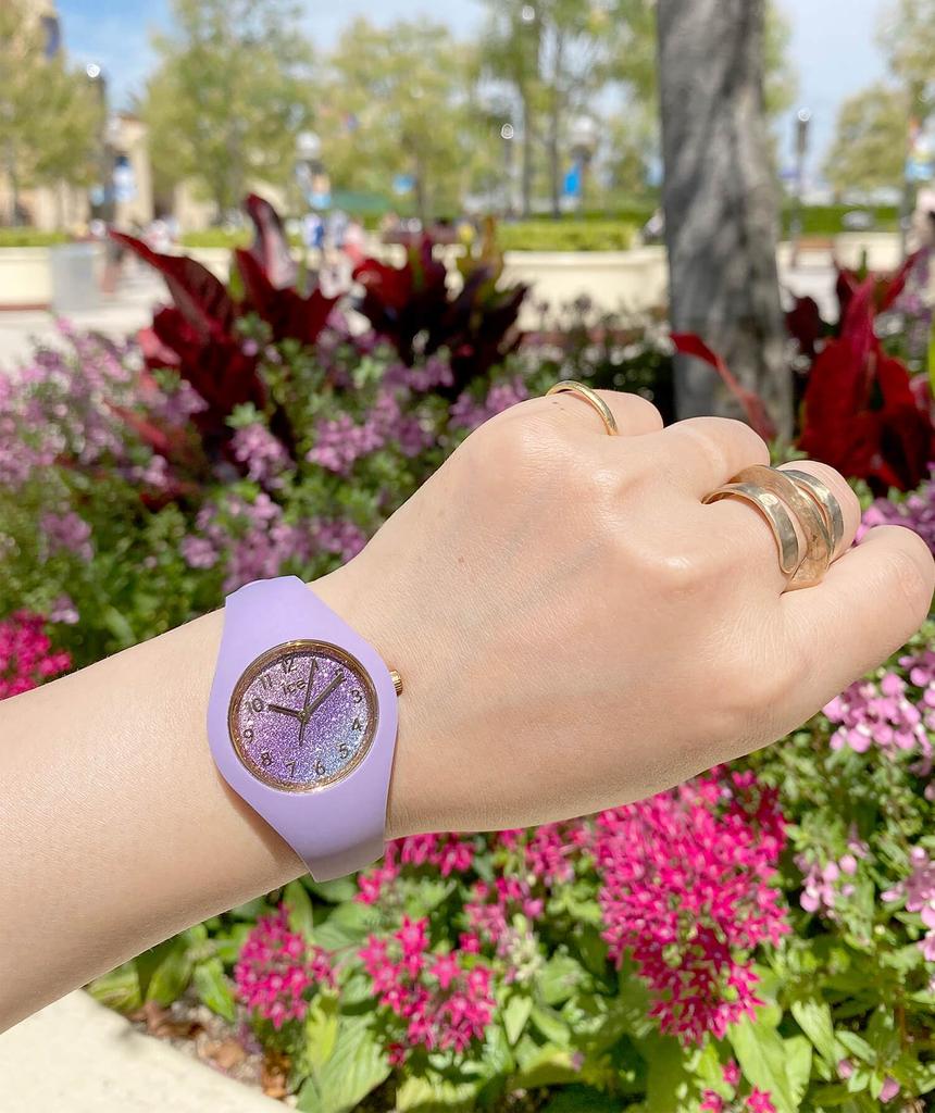 Authorized Distributor Ice Watch Watch 022570 ICE Glitter Lilac Cosmic Small 31mm [Ice Watch] Women's
