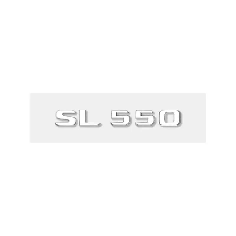for mercedes benz SL class refit rear boot displacement number trunk label decal SL55 SL400 SL500 SL550 letter logo car stickers