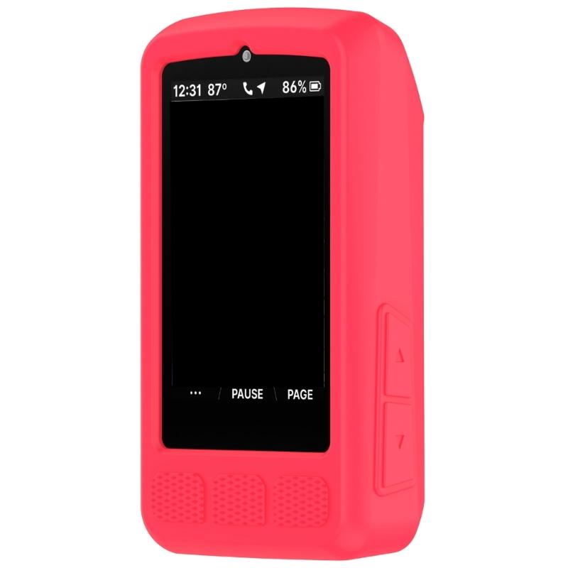 Bicycles Computer Silicone Case for ELEMNT 3 Bike Gadget Protector Ergonomic Cutout Yellowing Resistant Coating