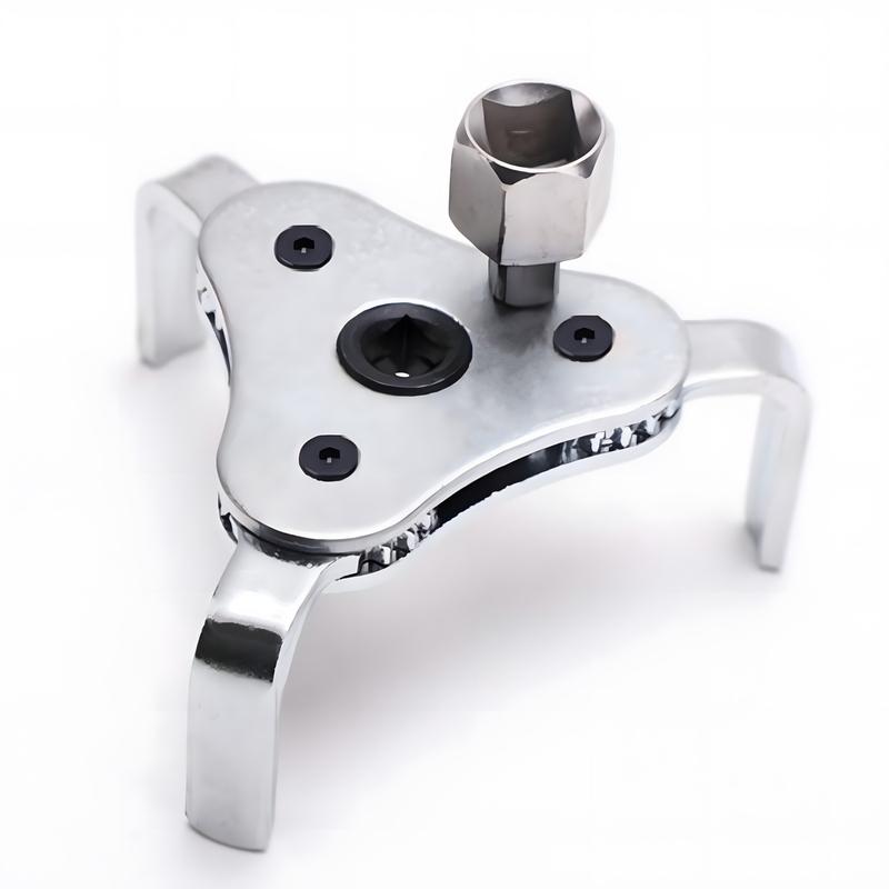 Universal Three-Jaw Oil Filter Wrench Adjustable 55-115mm Car Repair And Maintenance Three-Claw Oil Filter Removal Tool
