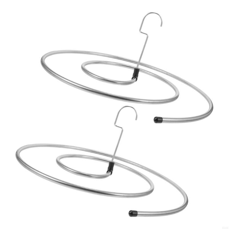 Spirals Drying Rack Indoor Outdoor Use Thick Metal Frame Corrosion Resistant HX6C