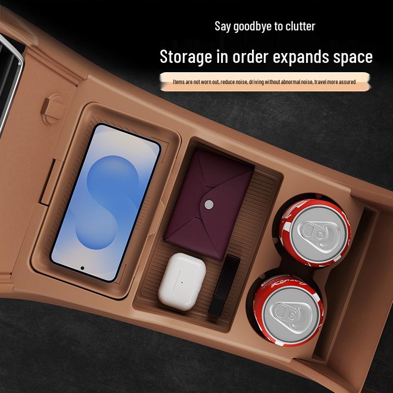 Compatible with 25 Fengshen L8 models: Central Control Storage Box for Car Interior & Accessories.