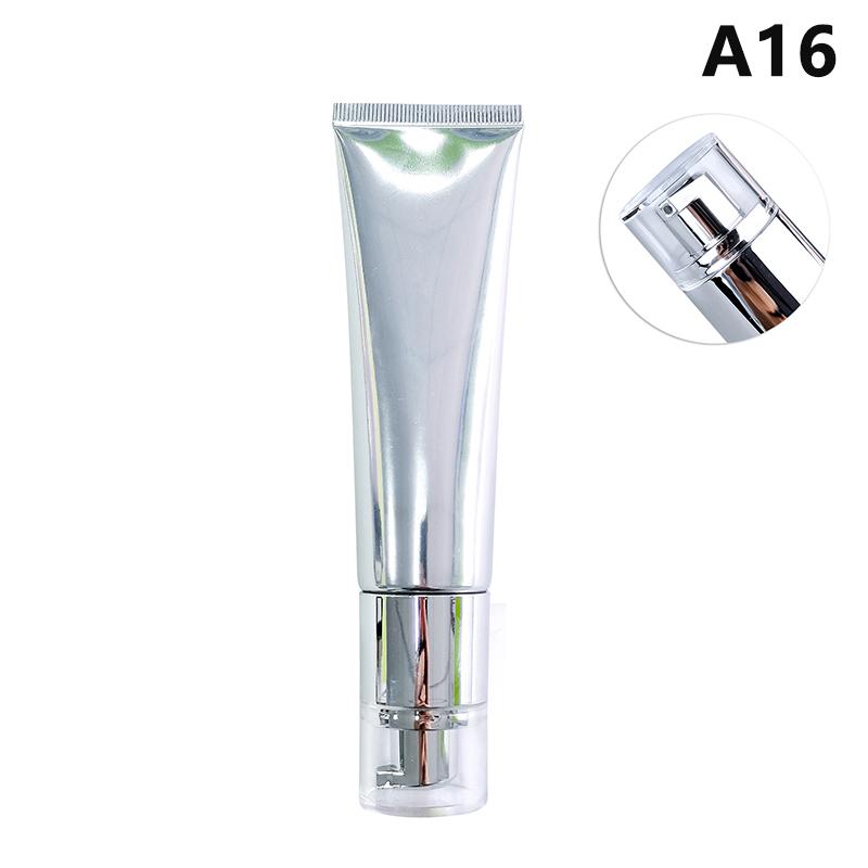 1Pcs Gold Silver Empty Refillable Plastic Soft Tubes Squeezable Bottle Cosmetic Container For Facial Cleaner Lotion Hand Cream