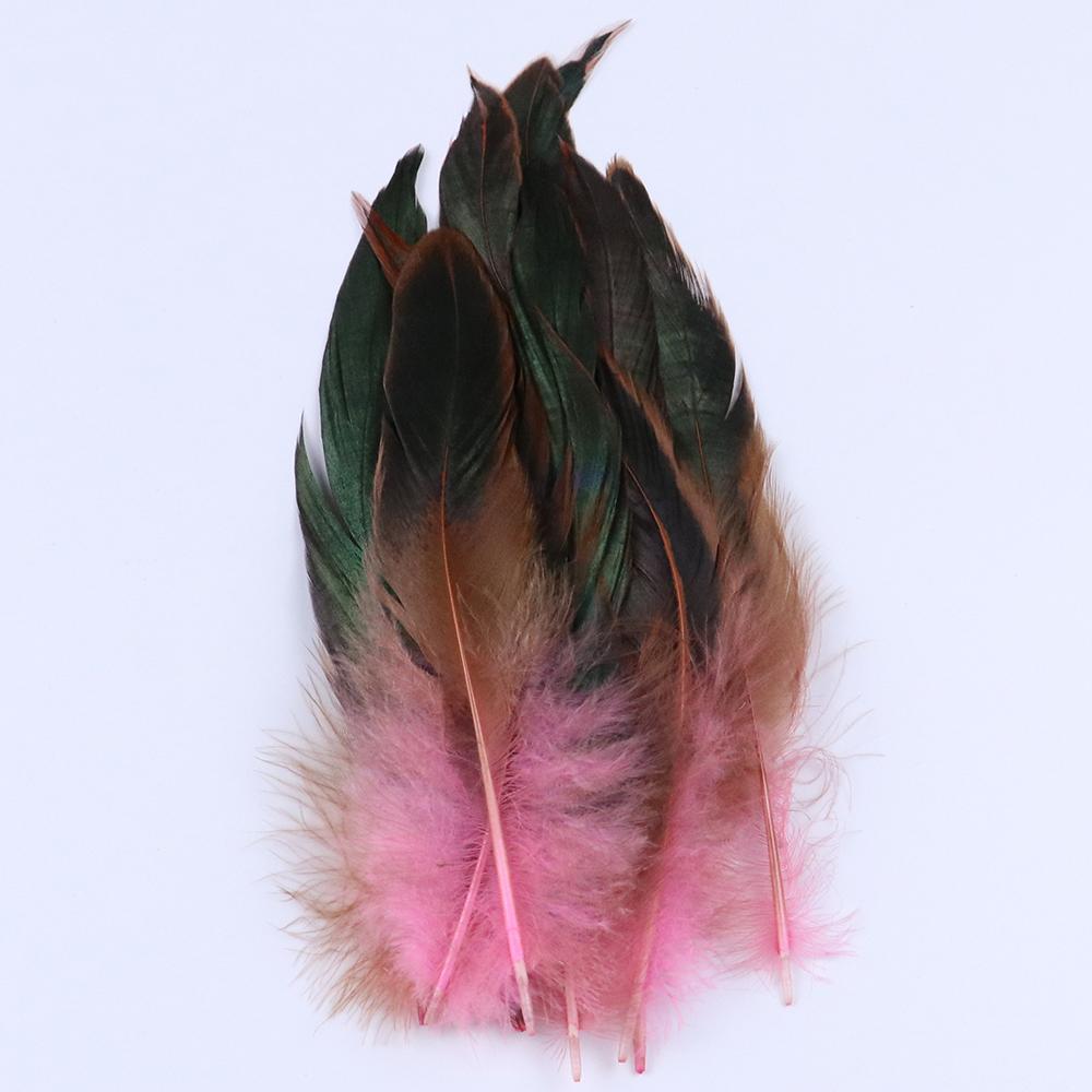 Natural Cock Feathers 5-7inch Colorful Pheasant Feather for Crafts Jewelry Making Accessory Party Clothing Decoration