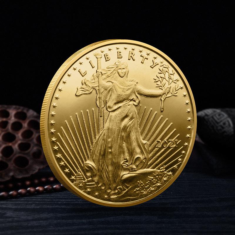 

Collecting Coins, Statue of Liberty Challenge Coins, Commemorative Coins, New Year Gifts, Exquisite Series 2025