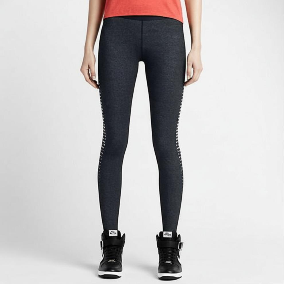 Nike Sports Pants Women's Black Gray Color Moderate 643046-014