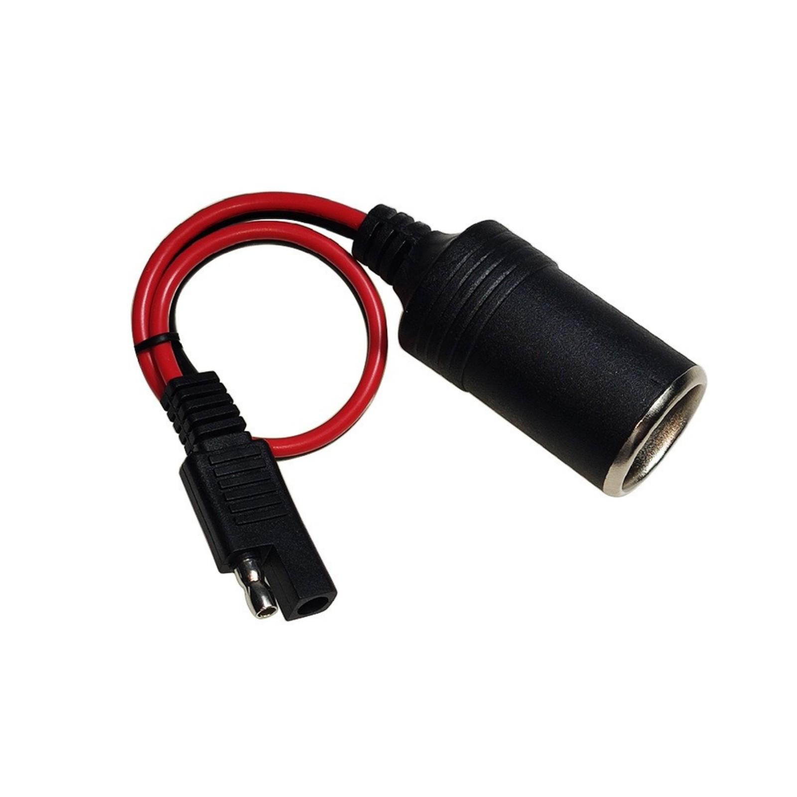 

Кабель SAE для автомобильного зарядного устройства SAE Папа к Маме Адаптер Кабель гнезда прикуривателя для автомобильного солнечного зарядного устройства аккумулятора A