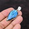 Labradorite Pendant Gemstone Pendant Handmade Pendant 925 Sterling Silver Pendant Labradorite Jewelry Latest Design Pendant Anniversary Gift