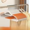 10Pcs Set of Non-slip Hangers Sturdy and Durable Rotating Hook Hangers Laundry Bathroom & Bedroom Clothes Hangers Organization