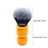Yaqi 24MM Shaving Brushes And Sandalwood Shaving Soap Orange Handle Oft Synthetic Hair Good Tuxedo Knot Shave Brush