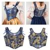 Tie Up Corset Tank Top for Women Slimming Body Shaper Front Tied Waist Trainer Girdle Teen Girl VictorianStyle Bustier