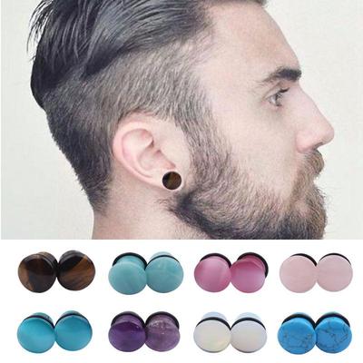 New 4-16MM Stone Ear Expander Jewelry for Piercing
