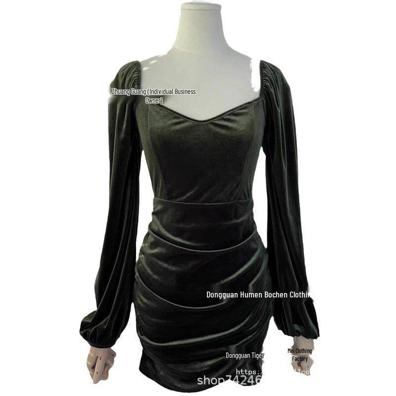 

Elegant Strapless Spaghetti Strap Slit Evening Dress for Women Mixed Sizes
