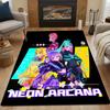 Cartoon Girls Anime Carpet Floor Rug Washable Anti-Slip Unique Decor for Living Room Play Room Girls Bedroom Popular Rug