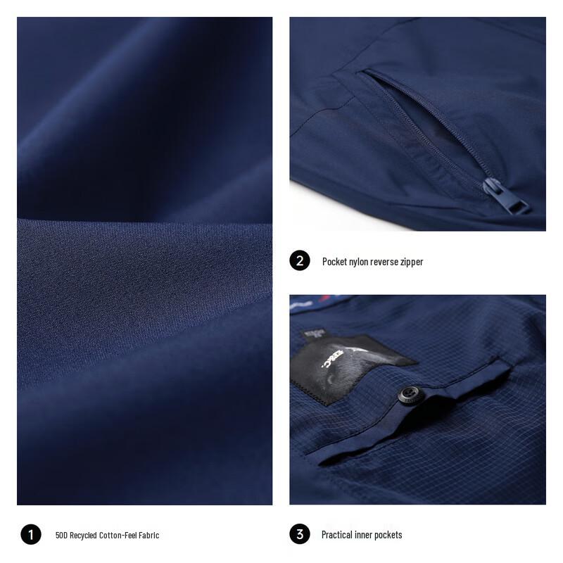 SEPTWOLVES Stand-Collar Anti-Bacterial Casual Jacket