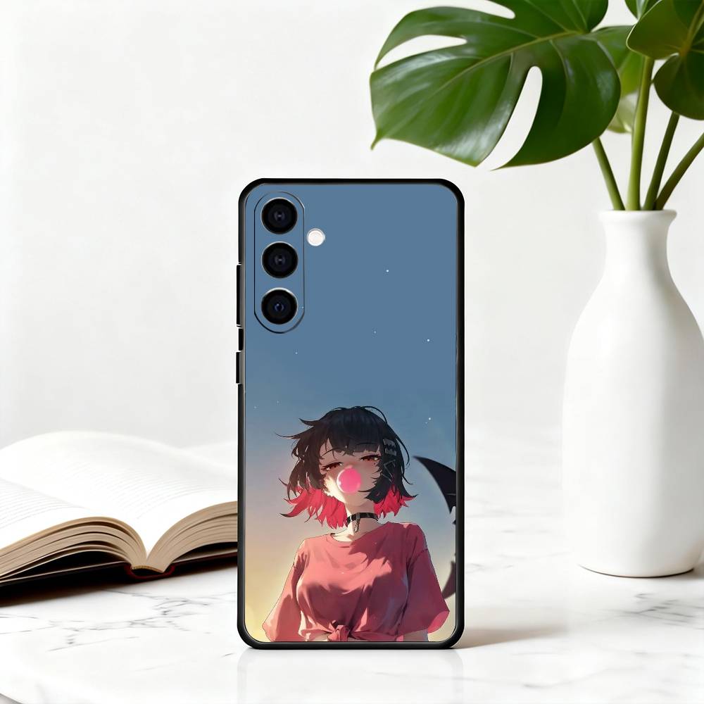 E-Ellen Joe Zenless Zone Zero Phone Case Black Silicone Soft For Samsung Galaxy A73,A72,A71,A70,A53,A52,A51