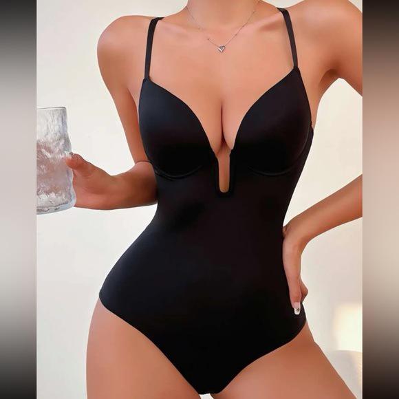 Plus Size Backless Body Shaping Tummy Control Thong