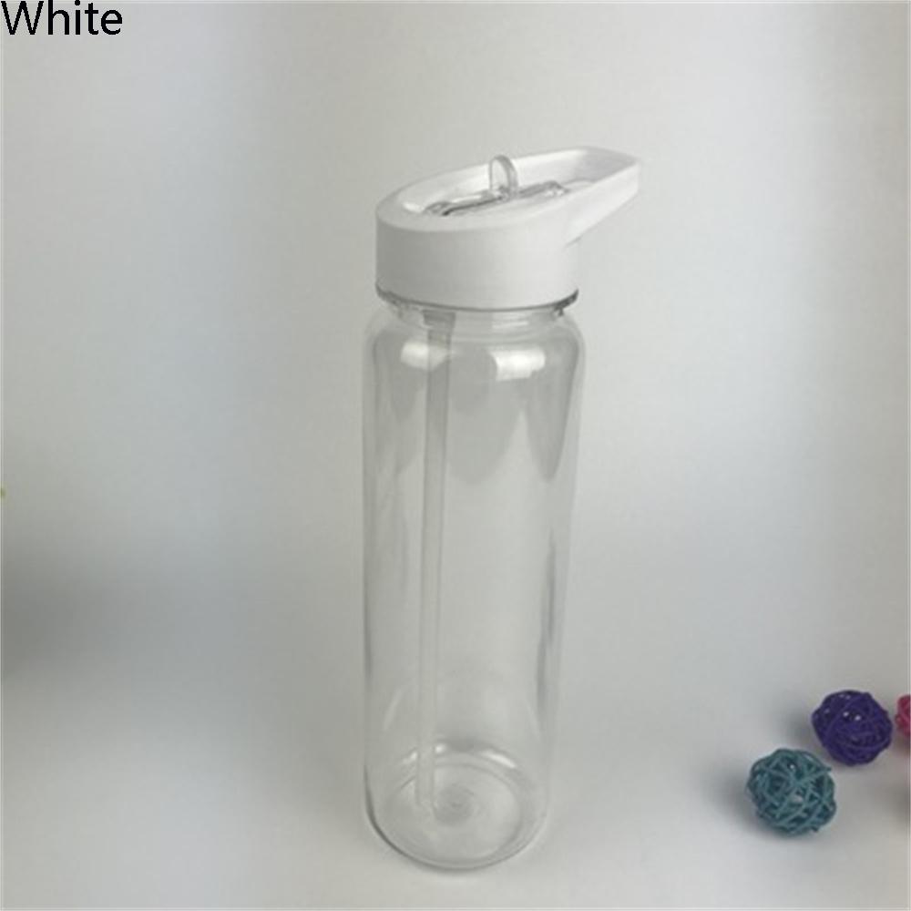 Clear BPA Free With Flip Straw Drinking Canteen Leakproof  Bottles Sports Water Bottle Sport Cup