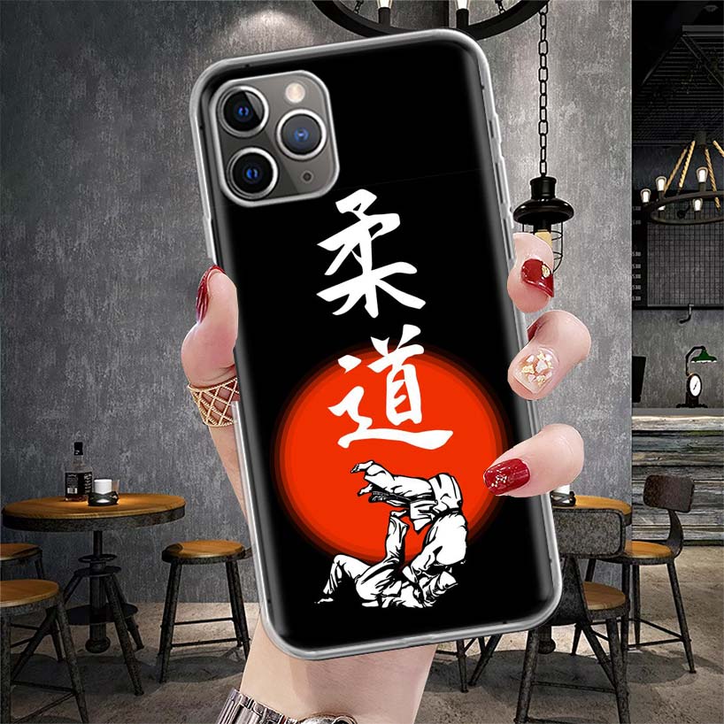 Judo jiu jitsu BJJ Brazilian Soft Phone Case For IPhone 18 11 17 Air 16E 16 Pro Max 15 + 14 Plus 13 Mini 12 Apple 7 SE 8 Fundas Coq