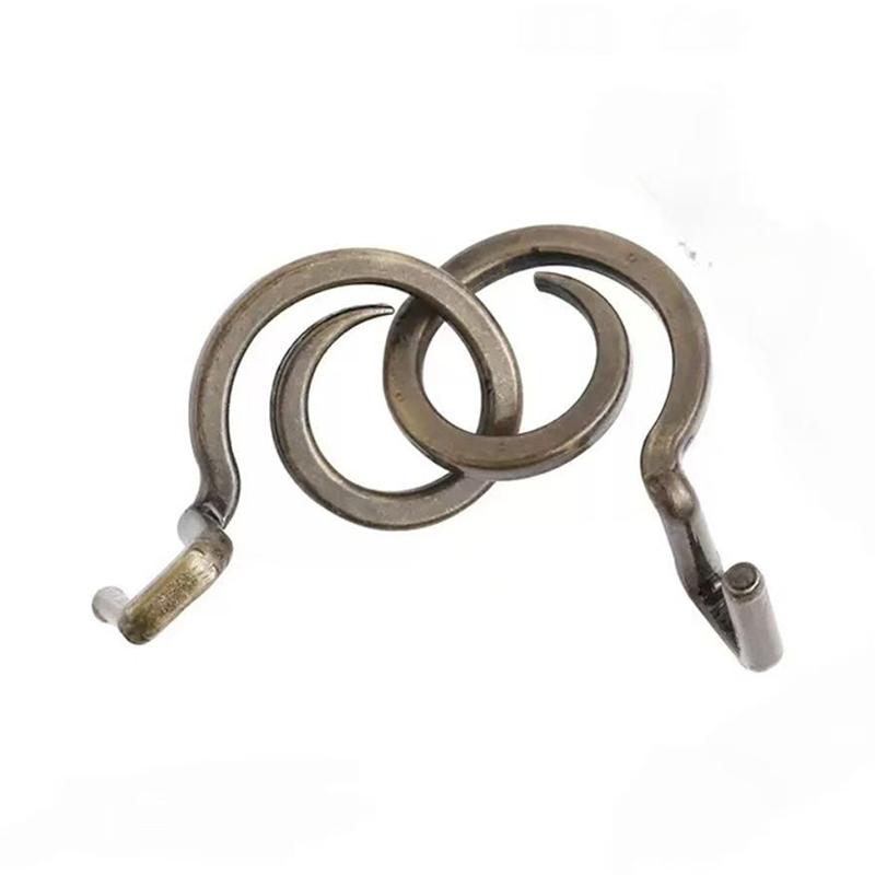 Educational Gifts Classic Magic Baffling Puzzles Metal Ring Brain Teasers for Adults Kids Teens IQ Logic Challenge Toys