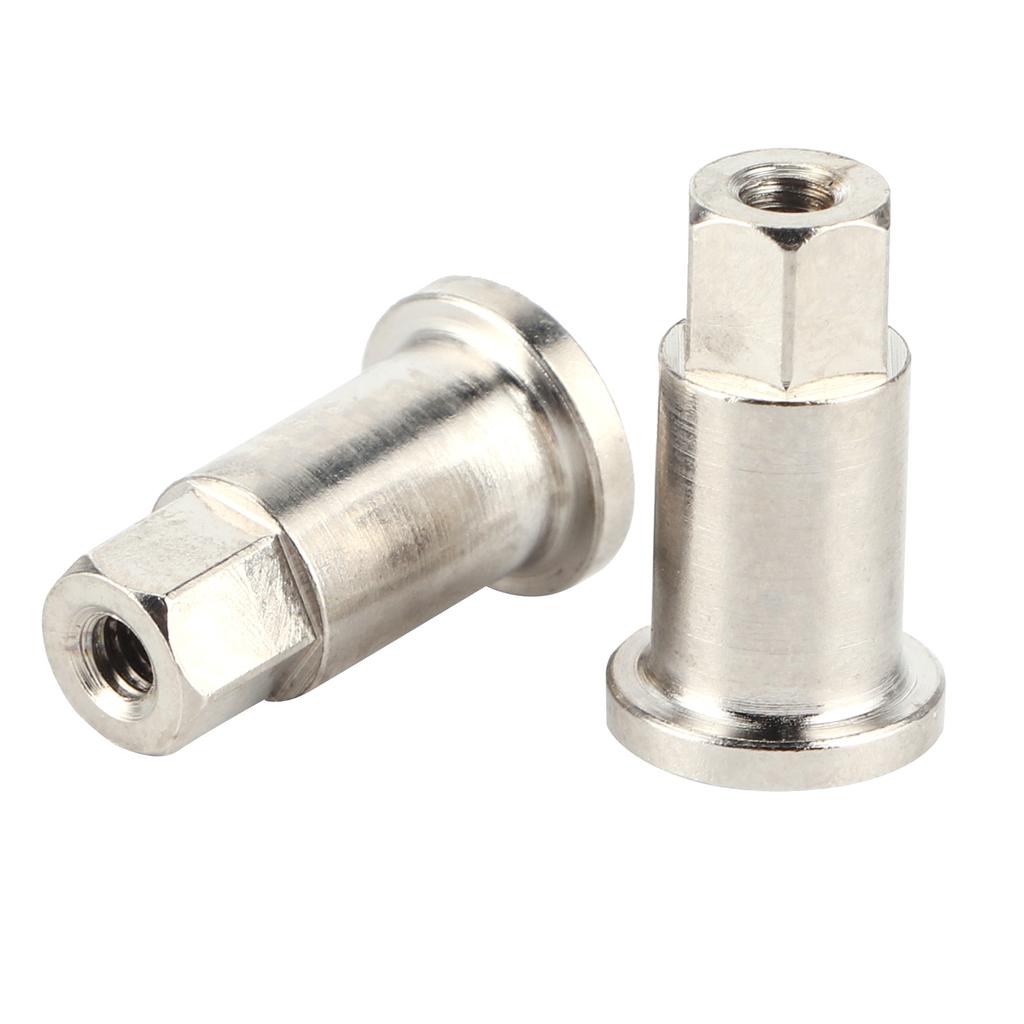 2Pcs RC Car Front Wheel Metal Axle Shortened for WPL D12 Spare Parts Modification Accessories