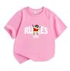 Kids Boys Girls Crew Neck Short Sleeve 100% Cotton T-Shirt, Cute Cartoon Funny Character Printed Casual Soft Breathable Summer Top Tee for Children Da