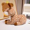 Lifelike Stuffed Animal Deer Plushies Cute Baby Sika Deer Plush Toy Soft Doll Girl Boy Gift