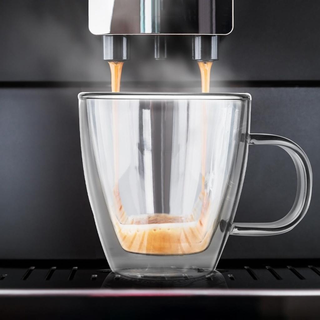 180ml DOPPELWANDIGES THERMO-GLAS FÜR KAFFEE