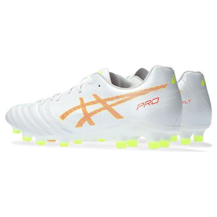 Asics Ds Light X-Fly Pro 2 Round Toe Lace-Up Tf (Rubber Studs) Artificial Turf Soccer Shoes Men Soccer Shoes White 1101A055-101
