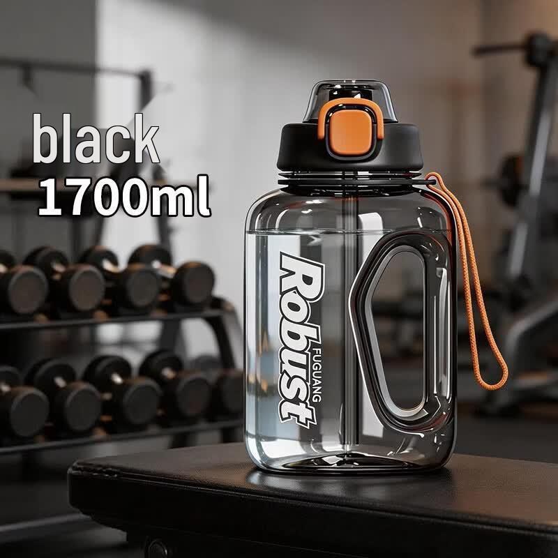 Fuguang 1700ml Portable Sports Water Bottle with Straw