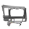10.1'' Car Radio Stereo Dash Fascia Frame Panel Trim with Harness Fit for Honda Civic 2006-2011