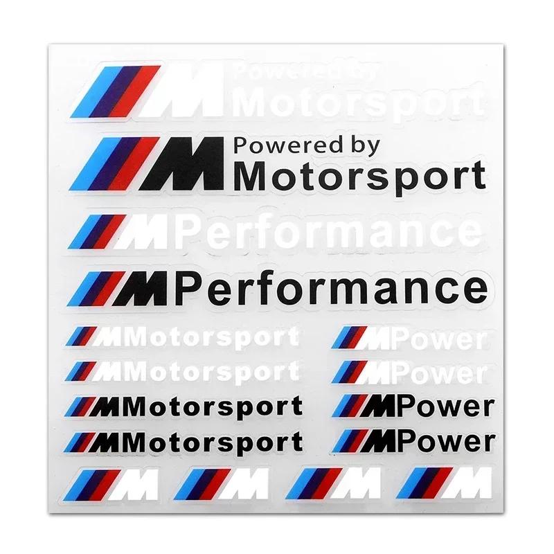 1ks Samolepka na auto M Performance Power Motorstport Pro bmw M Samolepka X1 X3 X4 X5 X6 X7 e46 e90 f20 e60 e39 f10 f30 Autopříslušenství