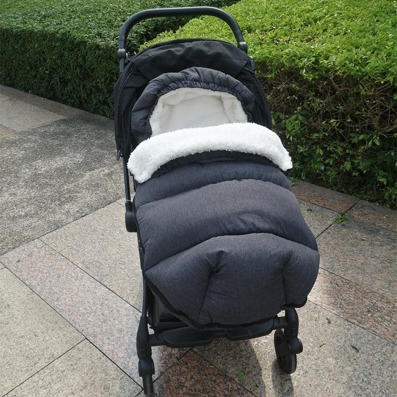 Universal Baby Stroller Winter Sleeping Bag - Thick, Warm, and Windproof