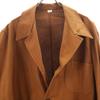 VINTAGE 70s Open color Work jacket Brown Men's Used